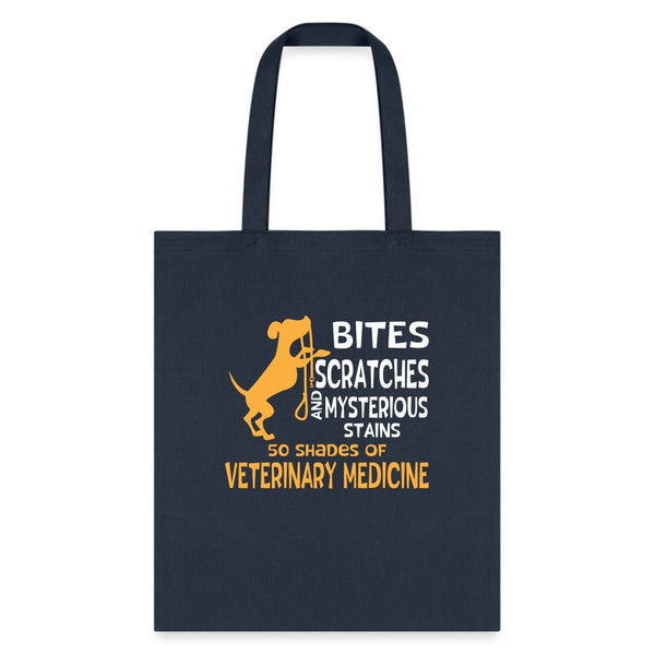 50 Shades of Veterinary Medicine Tote Bag-Tote Bag | Q-Tees Q800-I love Veterinary