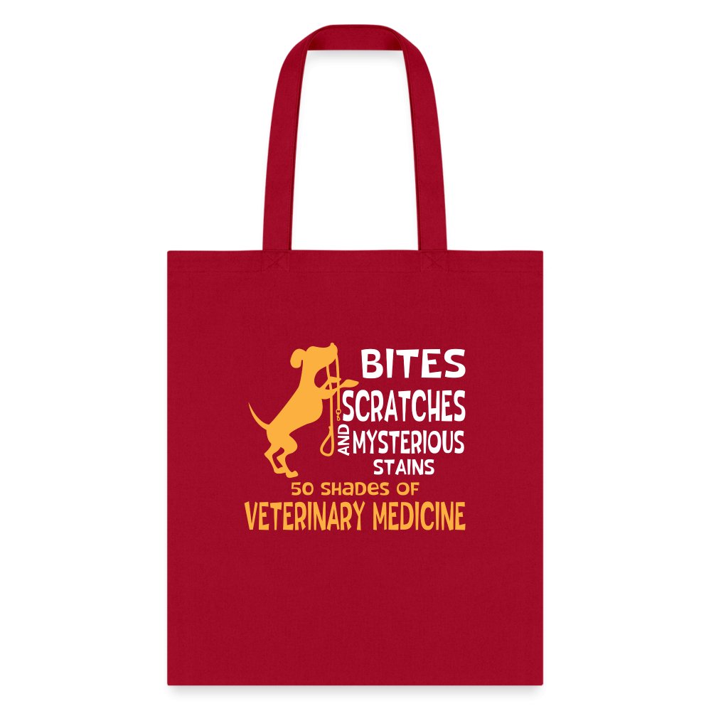 50 Shades of Veterinary Medicine Tote Bag-Tote Bag | Q-Tees Q800-I love Veterinary