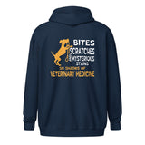 50 Shades of Veterinary Medicine Unisex heavy blend zip hoodie-Unisex Heavy Blend Zip Hoodie | Gildan 18600-I love Veterinary