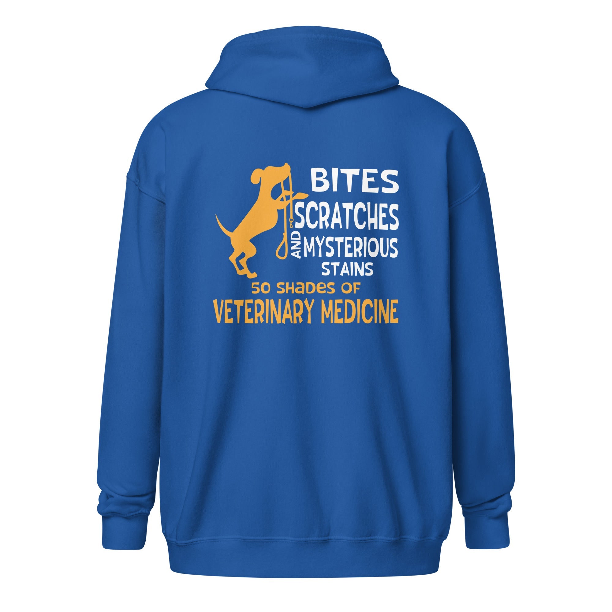 50 Shades of Veterinary Medicine Unisex heavy blend zip hoodie I