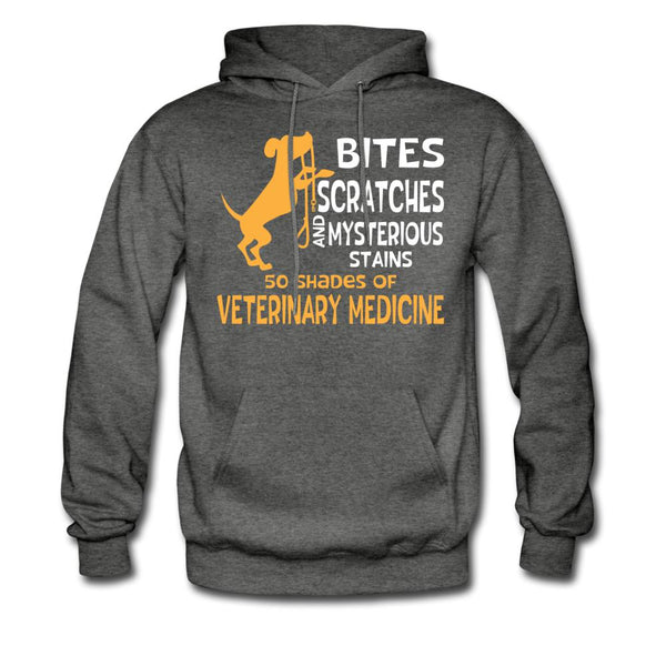 50 Shades of Veterinary Medicine Unisex Hoodie-Men's Hoodie | Hanes P170-I love Veterinary