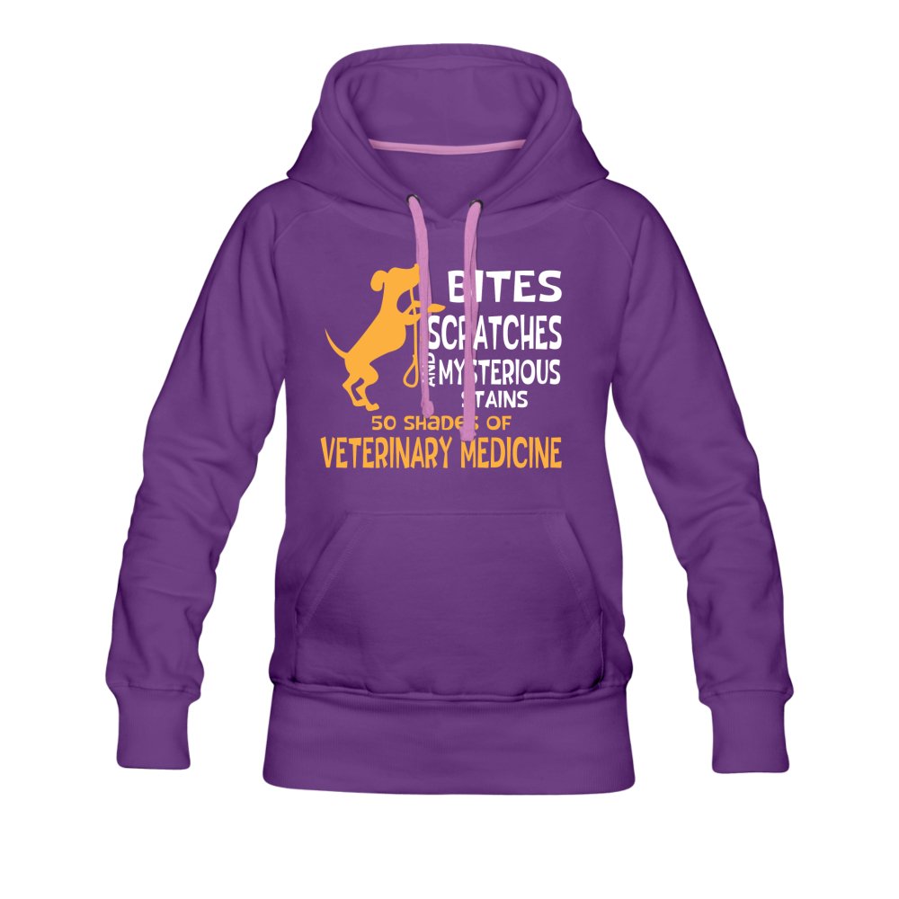 50 Shades of Veterinary Medicine Women’s Premium Hoodie-Women’s Premium Hoodie | Spreadshirt 444-I love Veterinary