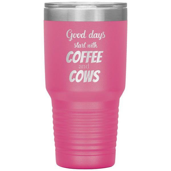 Coffee and cows 30oz-Tumblers-I love Veterinary
