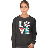 Love Dog and Cat Crewneck Sweatshirt-Unisex Crewneck Sweatshirt | Gildan 18000-I love Veterinary