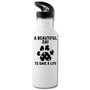 A beautiful day to save a life 20oz Water Bottle-Water Bottle | BestSub BLH1-2-I love Veterinary