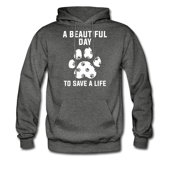 A beautiful day to save a life Unisex Hoodie-Men's Hoodie | Hanes P170-I love Veterinary