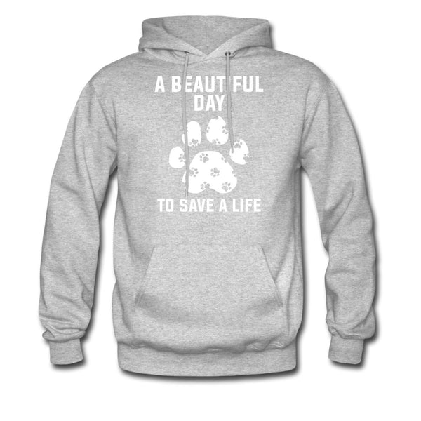 A beautiful day to save a life Unisex Hoodie-Men's Hoodie | Hanes P170-I love Veterinary