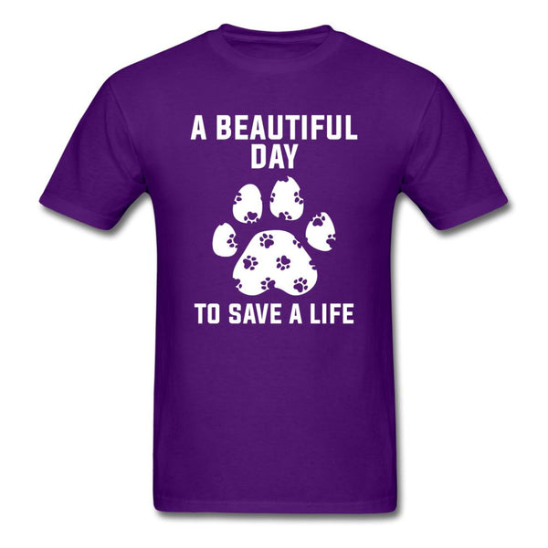 A beautiful day to save a life Unisex T-shirt-Unisex Classic T-Shirt | Fruit of the Loom 3930-I love Veterinary