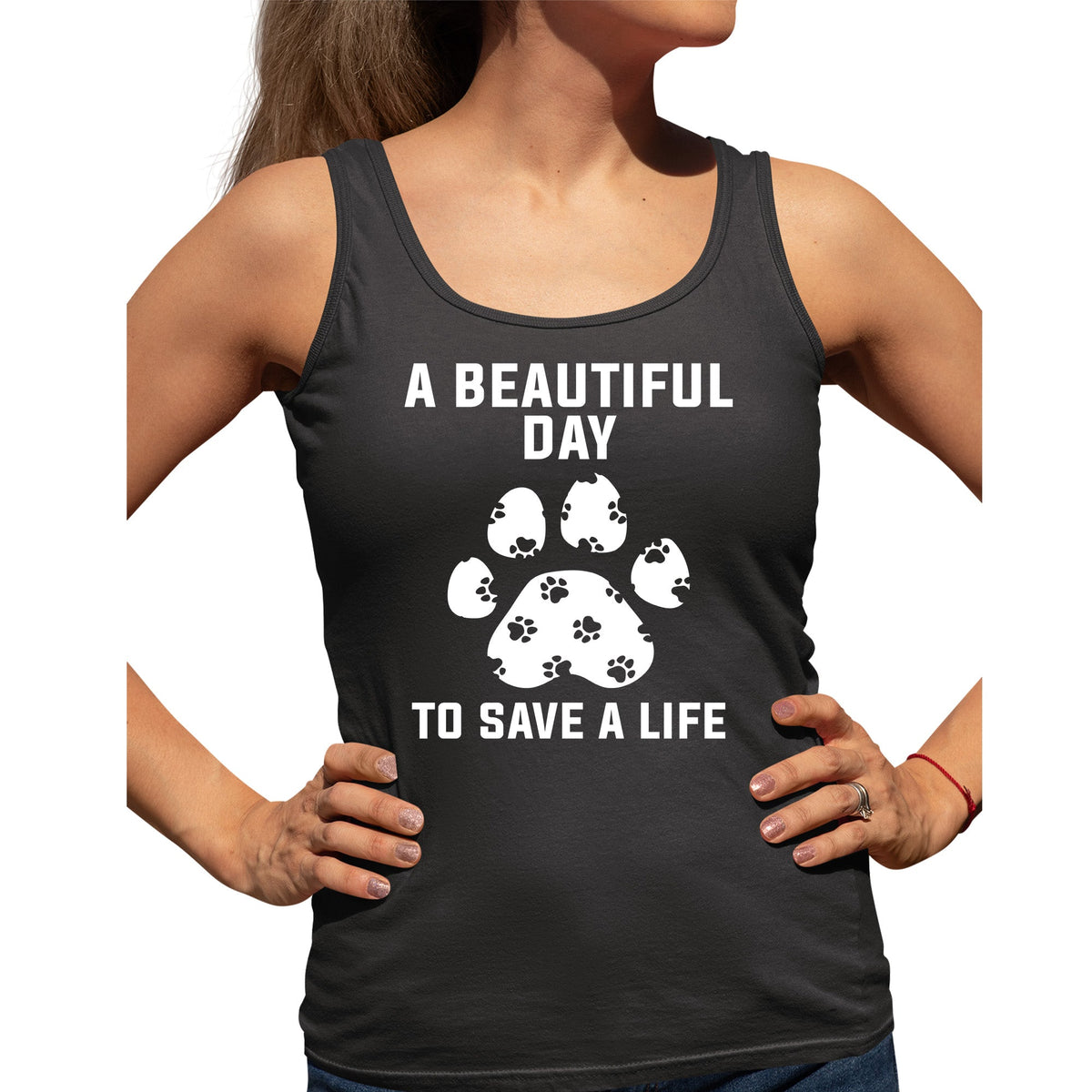 A beautiful day to save a life Women's Tank Top-Women’s Premium Tank Top | Spreadshirt 917-I love Veterinary