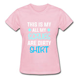 All my Scrubs are dirty Gildan Ultra Cotton Ladies T-Shirt-Ultra Cotton Ladies T-Shirt | Gildan G200L-I love Veterinary