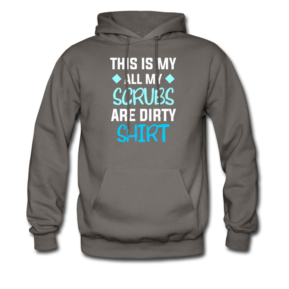 All my Scrubs are dirty Unisex Hoodie-Men's Hoodie | Hanes P170-I love Veterinary
