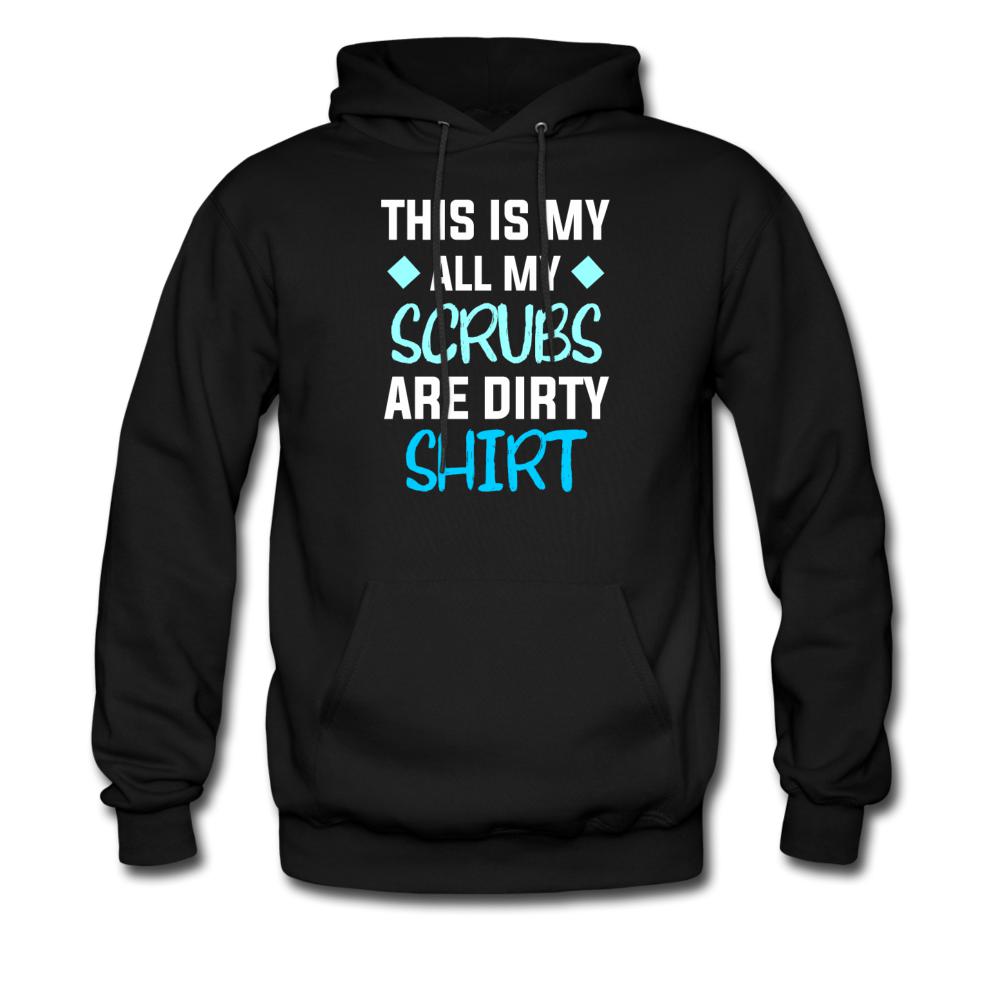 All my Scrubs are dirty Unisex Hoodie-Men's Hoodie | Hanes P170-I love Veterinary
