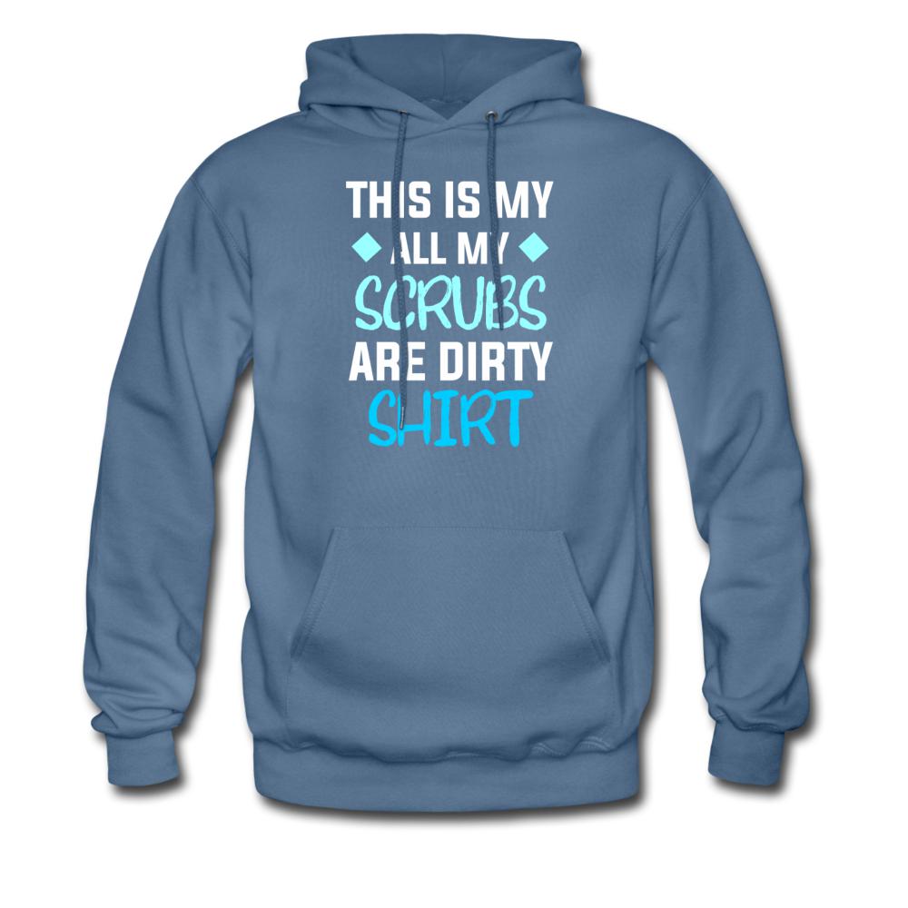 All my Scrubs are dirty Unisex Hoodie-Men's Hoodie | Hanes P170-I love Veterinary