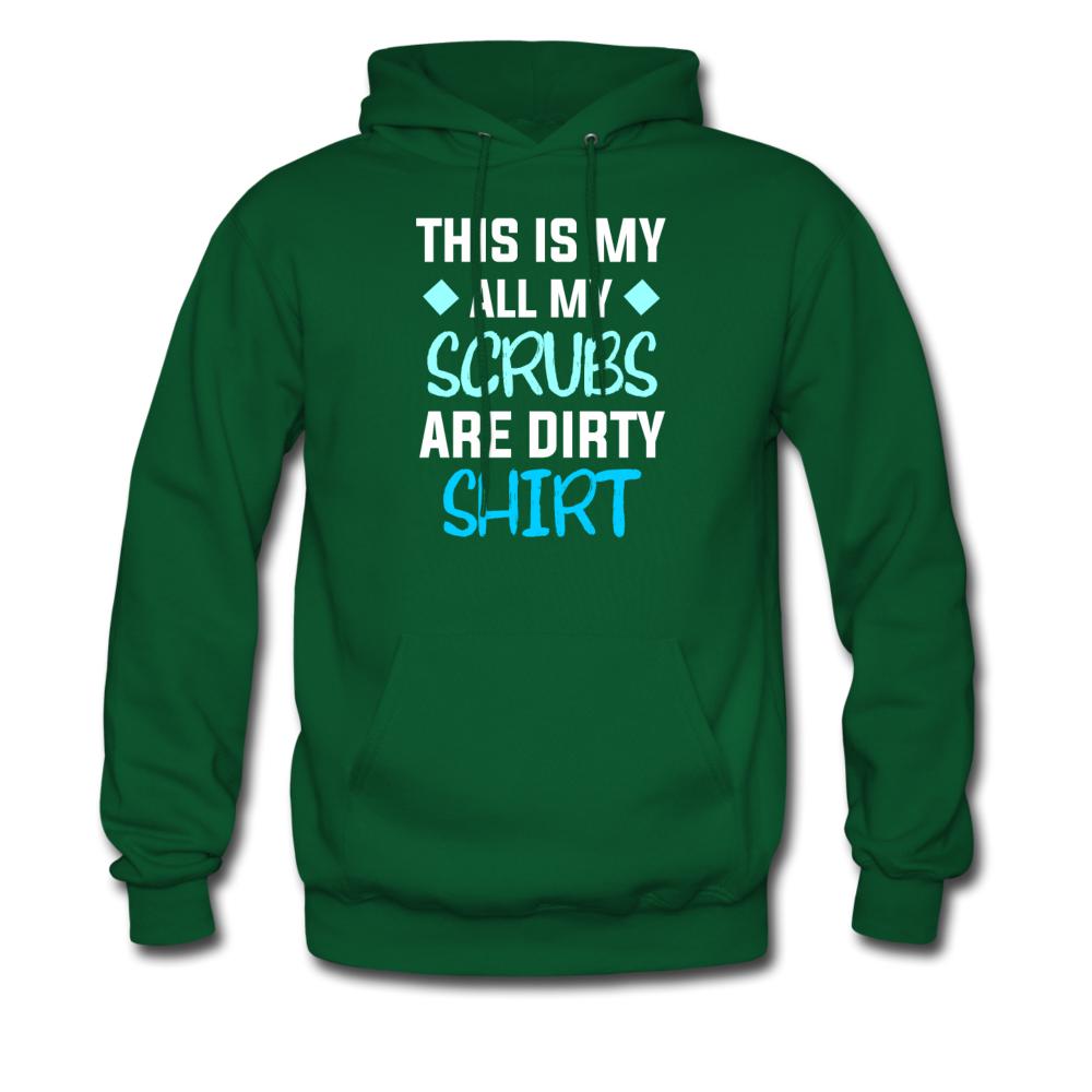 All my Scrubs are dirty Unisex Hoodie-Men's Hoodie | Hanes P170-I love Veterinary