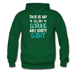 All my Scrubs are dirty Unisex Hoodie-Men's Hoodie | Hanes P170-I love Veterinary