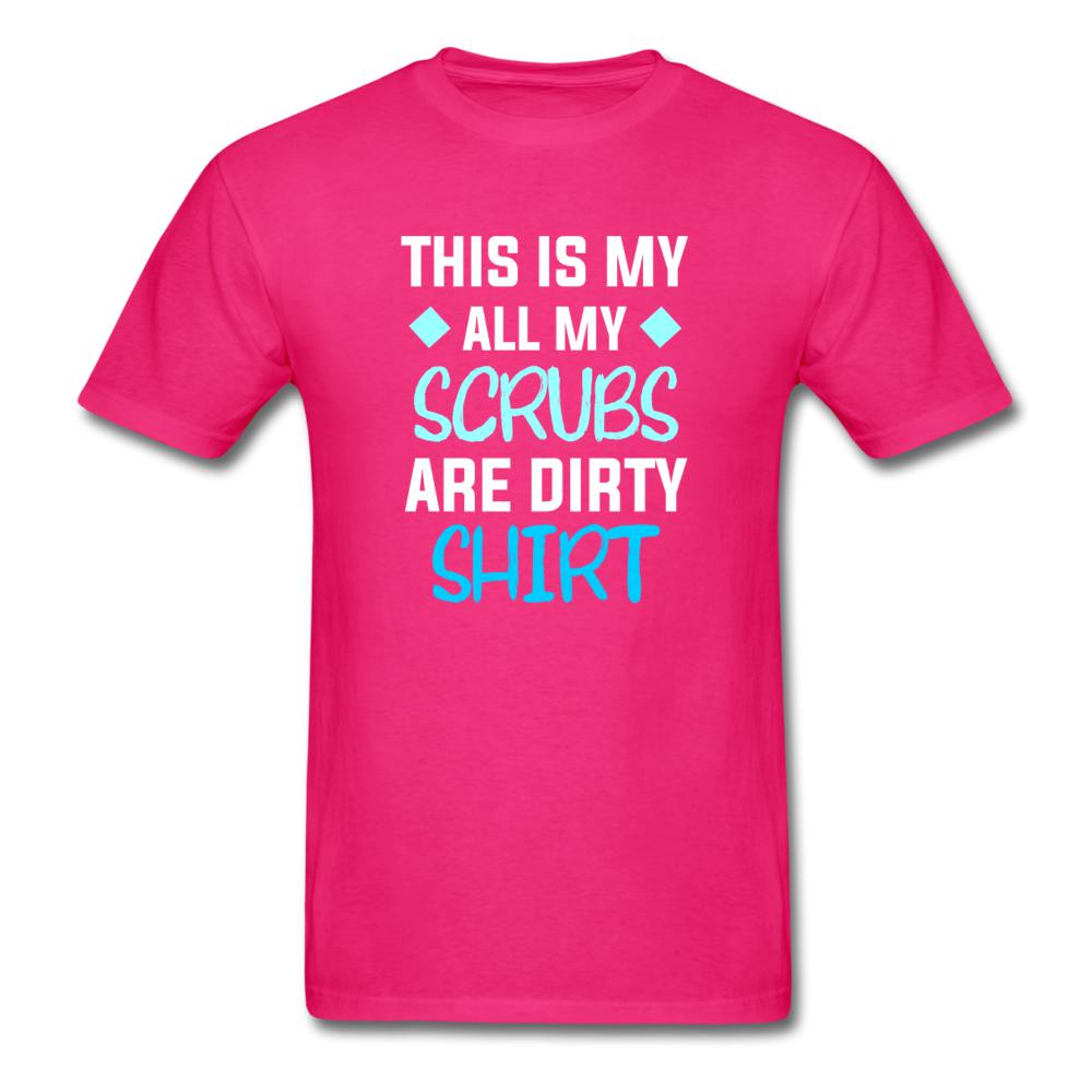 All my Scrubs are dirty Unisex T-shirt-Unisex Classic T-Shirt | Fruit of the Loom 3930-I love Veterinary