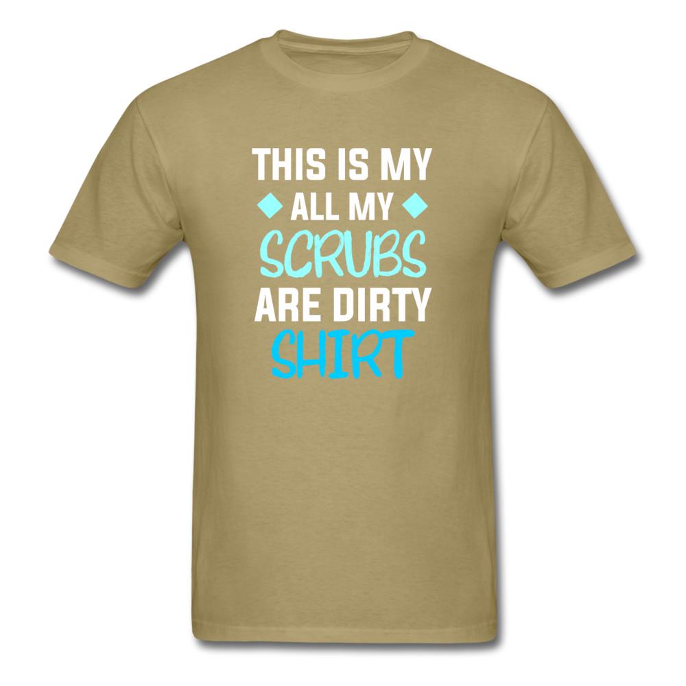 All my Scrubs are dirty Unisex T-shirt-Unisex Classic T-Shirt | Fruit of the Loom 3930-I love Veterinary