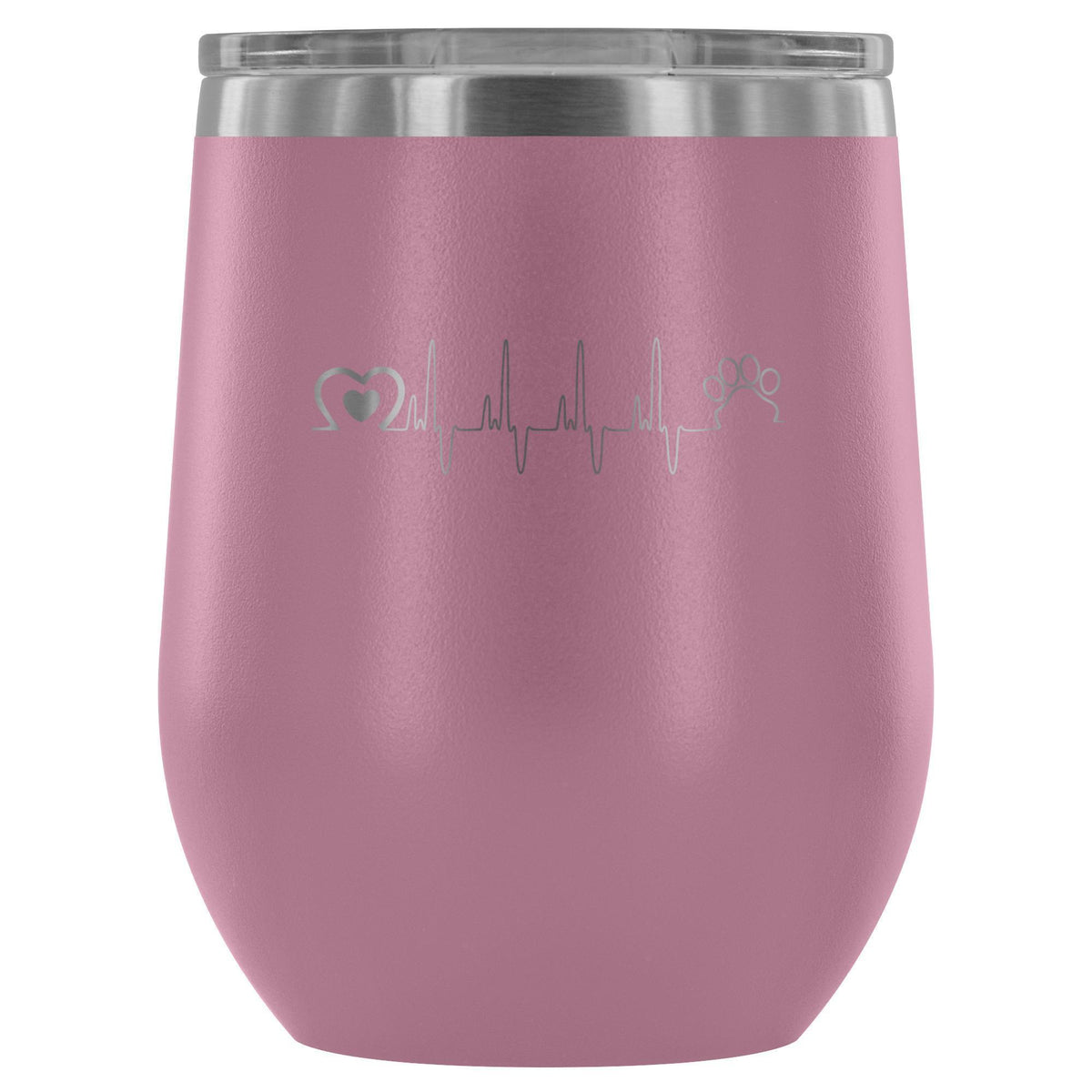 Animal Love Beat 12oz Wine Tumbler-Wine Tumbler-I love Veterinary