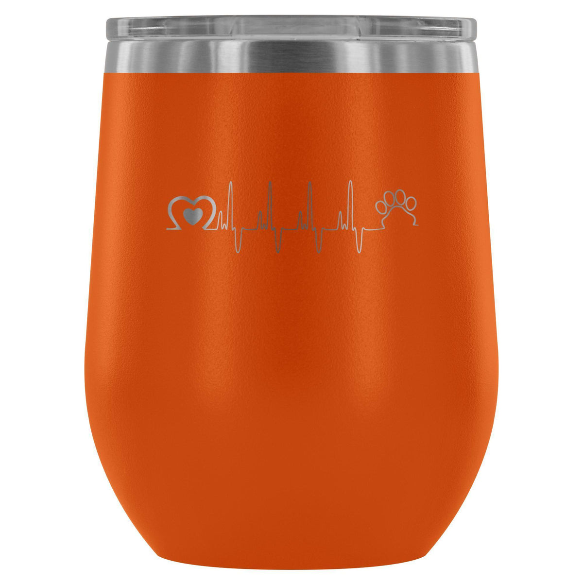 Animal Love Beat 12oz Wine Tumbler-Wine Tumbler-I love Veterinary