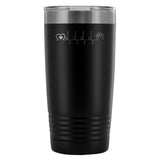 Animal Love Beat 20oz Vacuum Tumbler-Tumblers-I love Veterinary