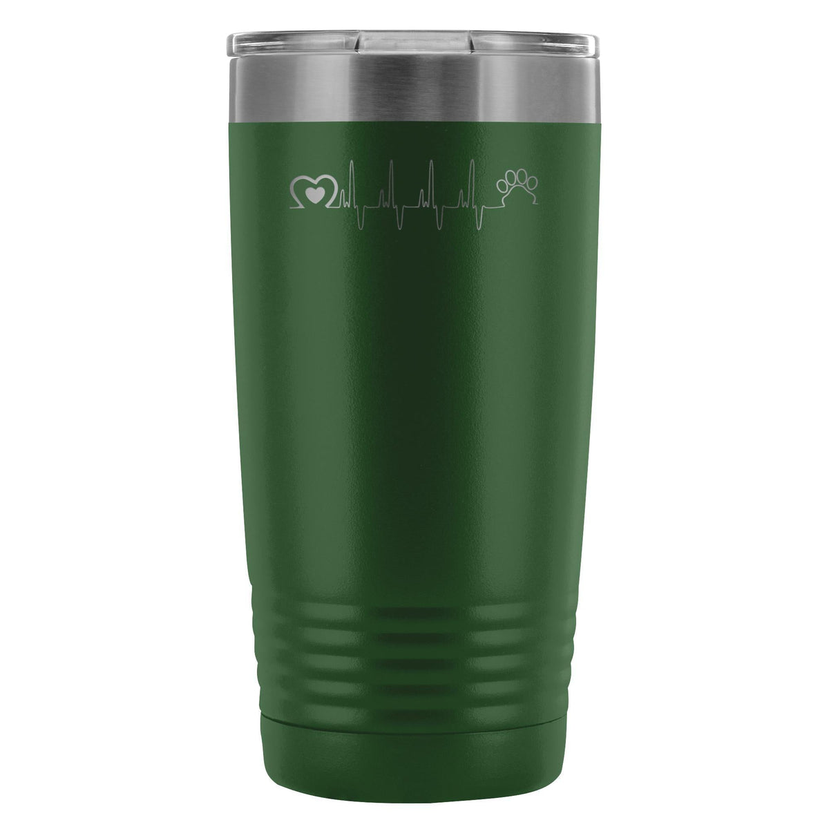 Animal Love Beat 20oz Vacuum Tumbler-Tumblers-I love Veterinary