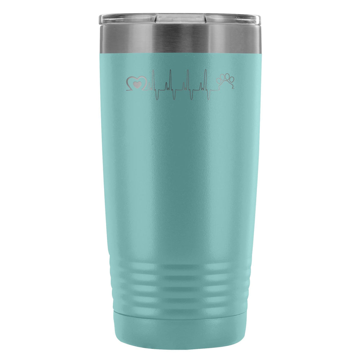 Animal Love Beat 20oz Vacuum Tumbler-Tumblers-I love Veterinary