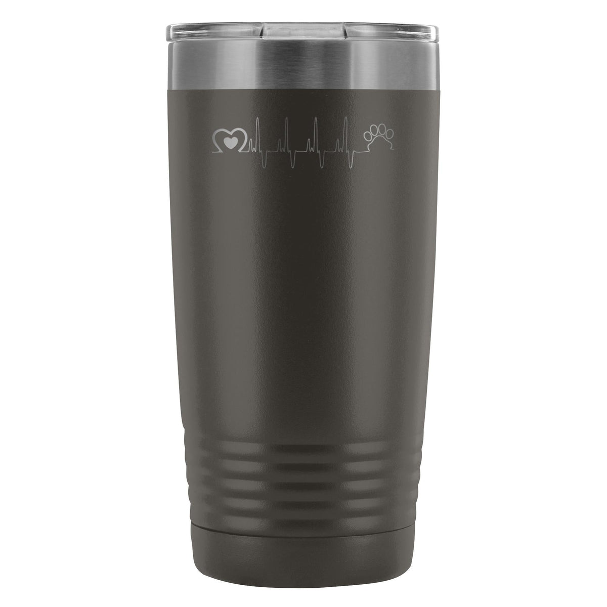 Animal Love Beat 20oz Vacuum Tumbler-Tumblers-I love Veterinary