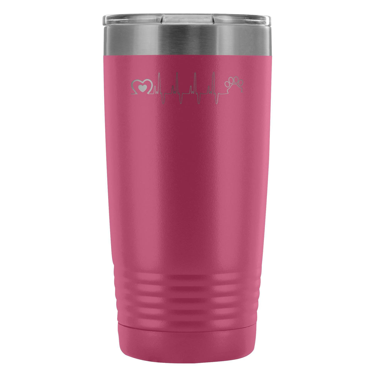 Animal Love Beat 20oz Vacuum Tumbler-Tumblers-I love Veterinary