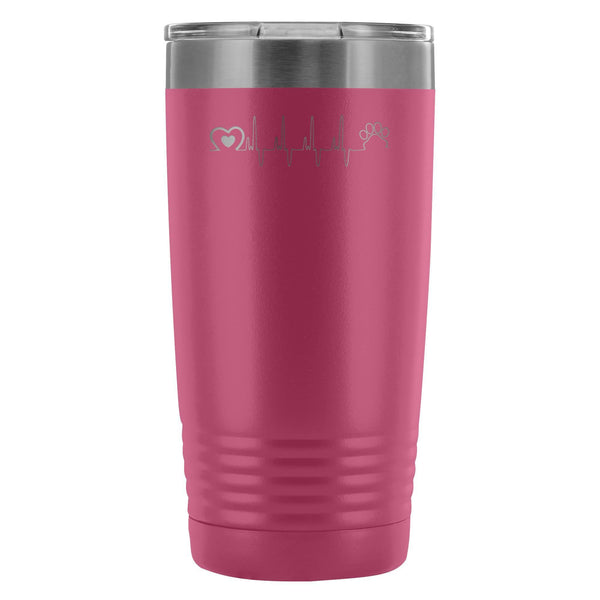 Animal Love Beat 20oz Vacuum Tumbler-Tumblers-I love Veterinary