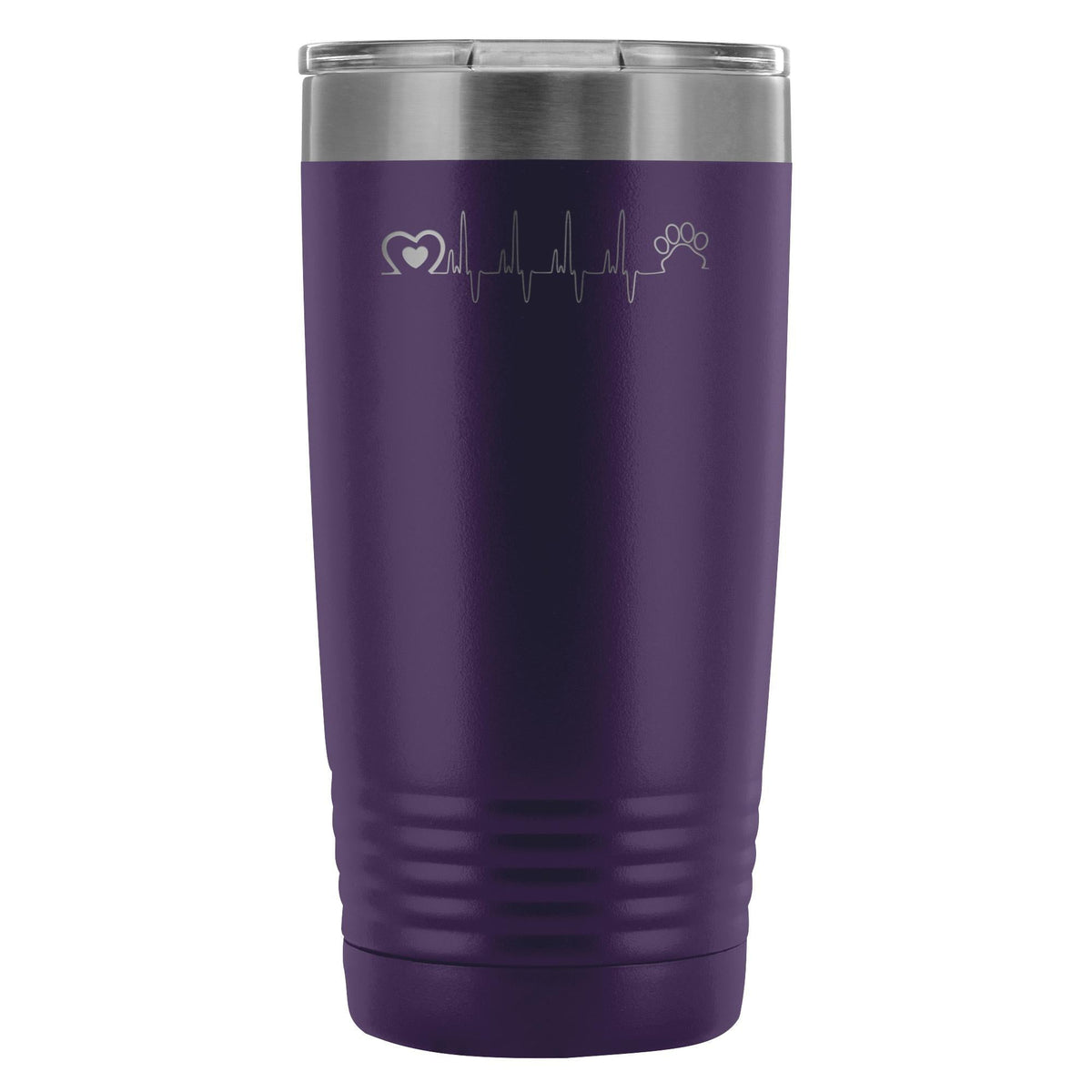 Animal Love Beat 20oz Vacuum Tumbler-Tumblers-I love Veterinary