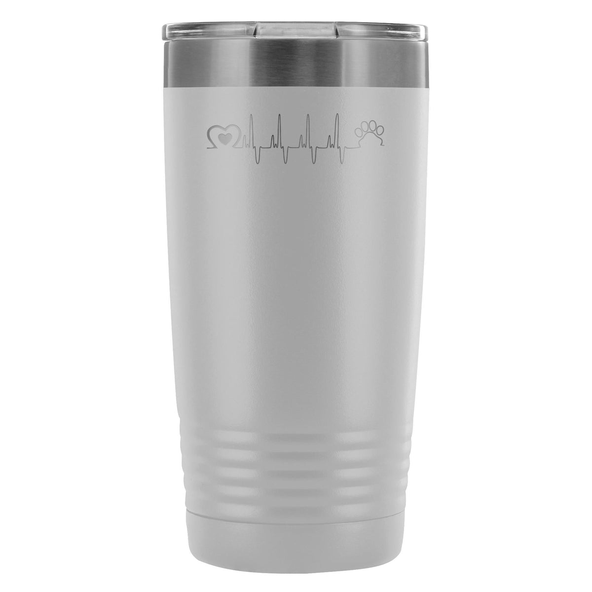 Animal Love Beat 20oz Vacuum Tumbler-Tumblers-I love Veterinary