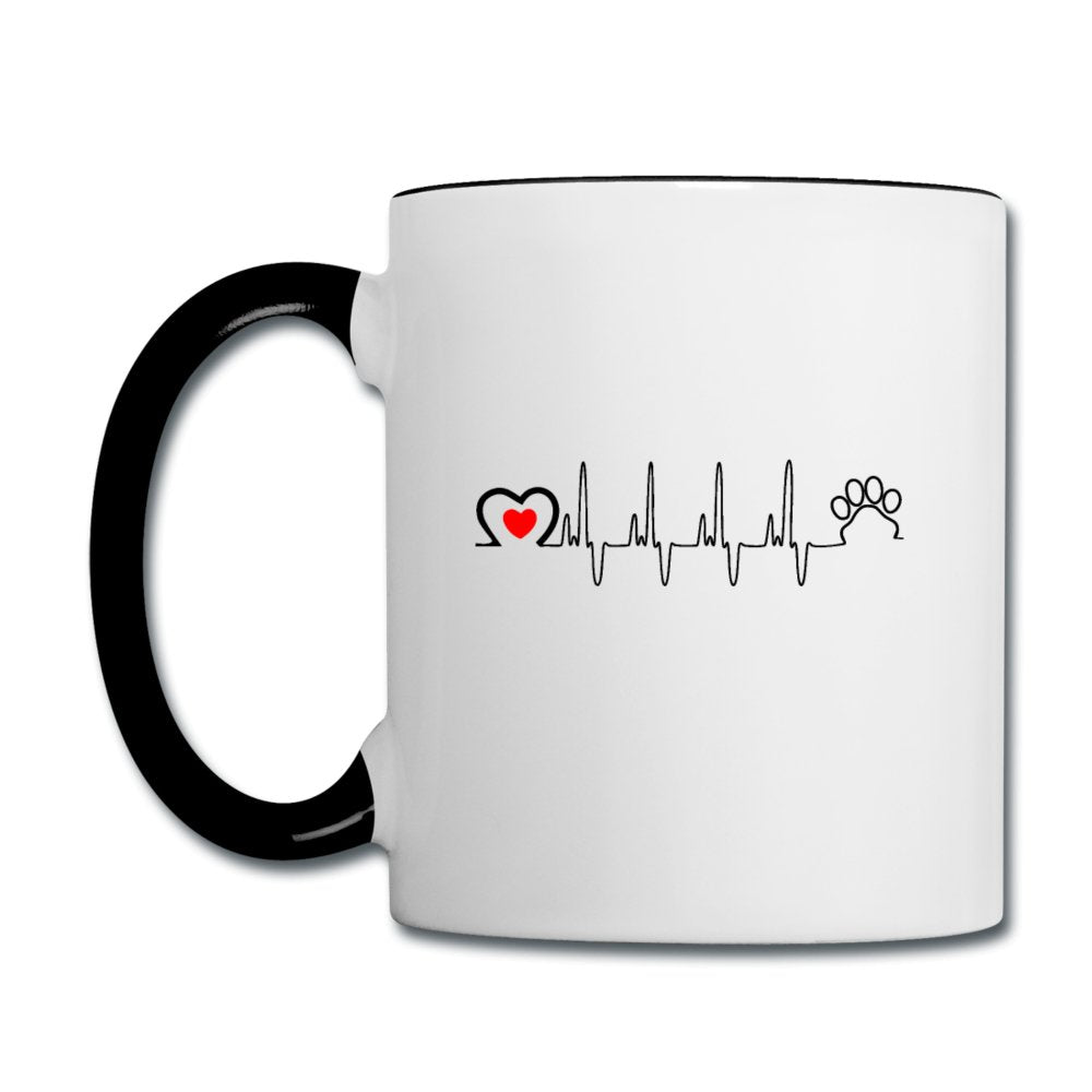 Animal love beat Contrast Coffee Mug-Contrast Coffee Mug | BestSub B11TAA-I love Veterinary