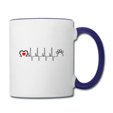 Animal love beat Contrast Coffee Mug-Contrast Coffee Mug | BestSub B11TAA-I love Veterinary