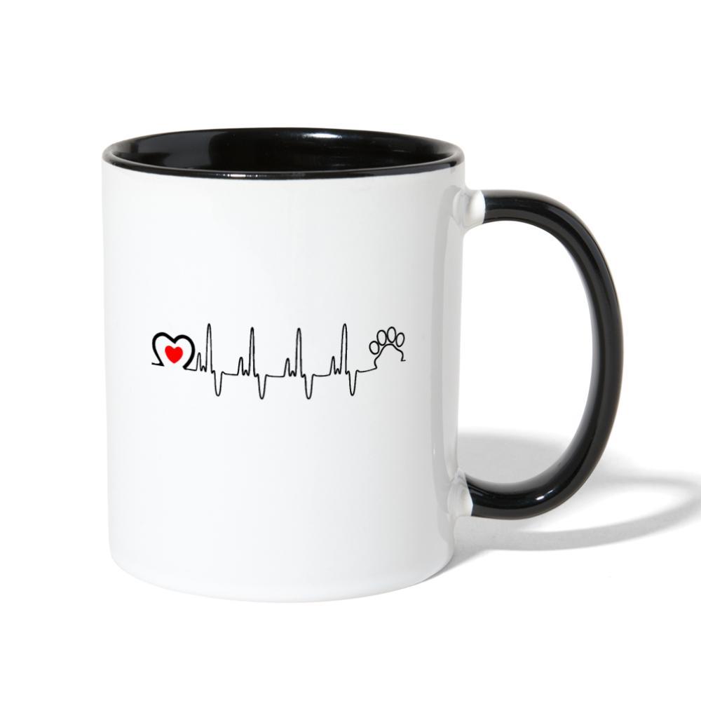 Animal love beat Contrast Coffee Mug-Contrast Coffee Mug | BestSub B11TAA-I love Veterinary