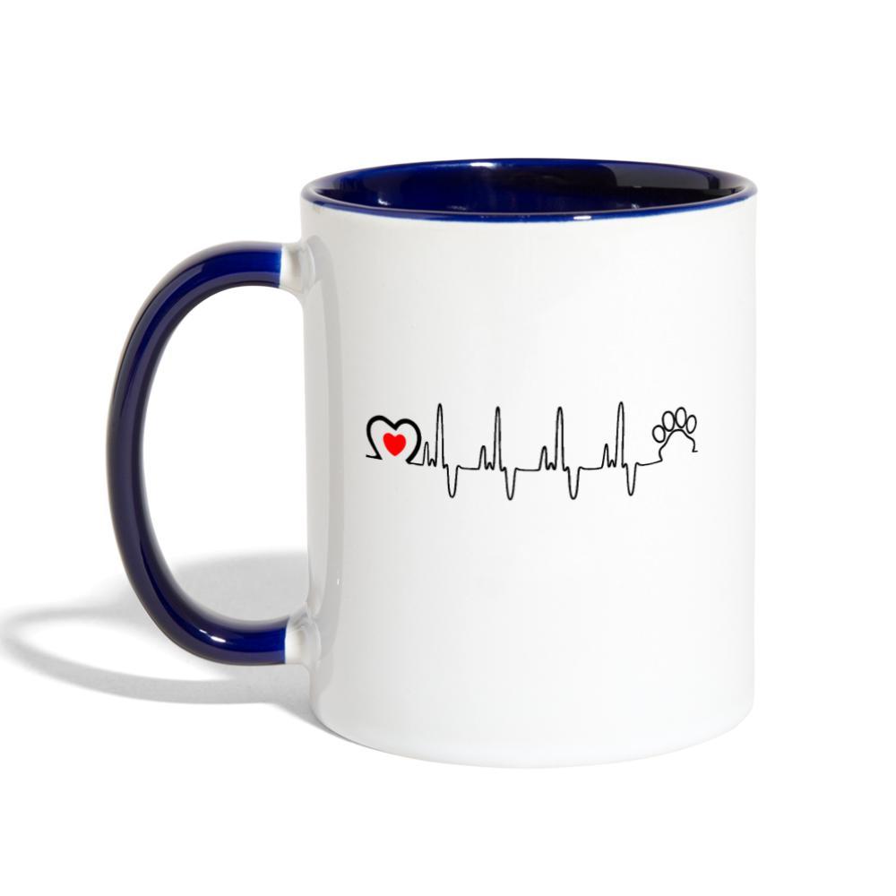 Animal love beat Contrast Coffee Mug-Contrast Coffee Mug | BestSub B11TAA-I love Veterinary