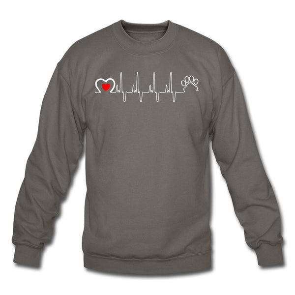 Animal Love Beat Crewneck Sweatshirt-Unisex Crewneck Sweatshirt | Gildan 18000-I love Veterinary