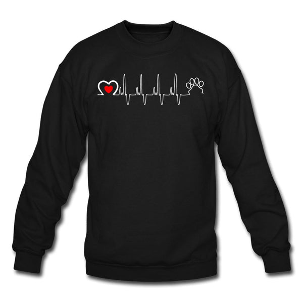 Animal Love Beat Crewneck Sweatshirt-Unisex Crewneck Sweatshirt | Gildan 18000-I love Veterinary