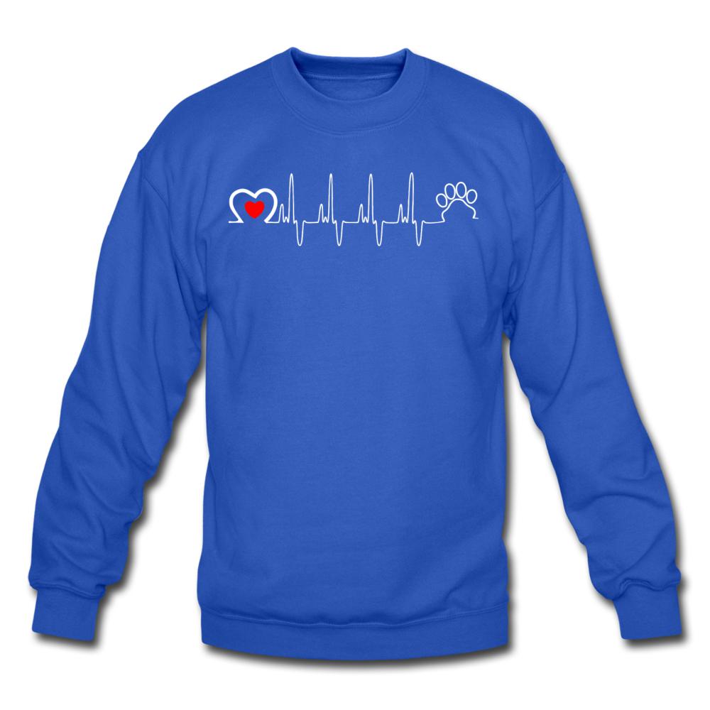 Animal Love Beat Crewneck Sweatshirt-Unisex Crewneck Sweatshirt | Gildan 18000-I love Veterinary
