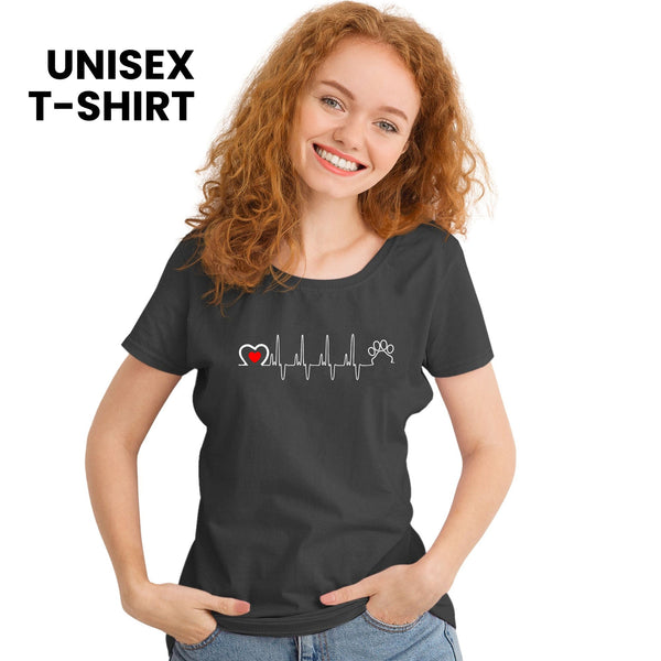 Animal Love Beat Unisex T-shirt-Unisex Classic T-Shirt | Fruit of the Loom 3930-I love Veterinary