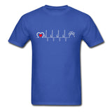 Animal Love Beat Unisex T-shirt-Unisex Classic T-Shirt | Fruit of the Loom 3930-I love Veterinary