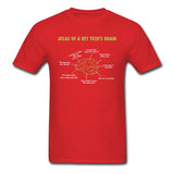 Atlas of a Vet Tech's Brain Unisex T-shirt-Unisex Classic T-Shirt | Fruit of the Loom 3930-I love Veterinary