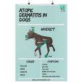 Atopic Dermatitis in Dogs Poster-Posters 2-I love Veterinary