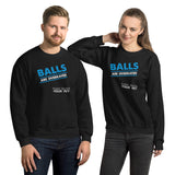 Balls are overrated Crewneck Sweatshirt-I love Veterinary