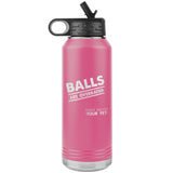 Balls are overrated Water Bottle Tumbler 32 oz-Water Bottle Tumbler-I love Veterinary