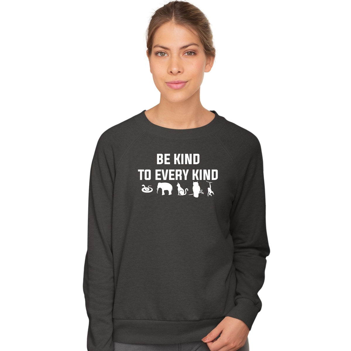 Be kind to every kind Crewneck Sweatshirt-Unisex Crewneck Sweatshirt | Gildan 18000-I love Veterinary