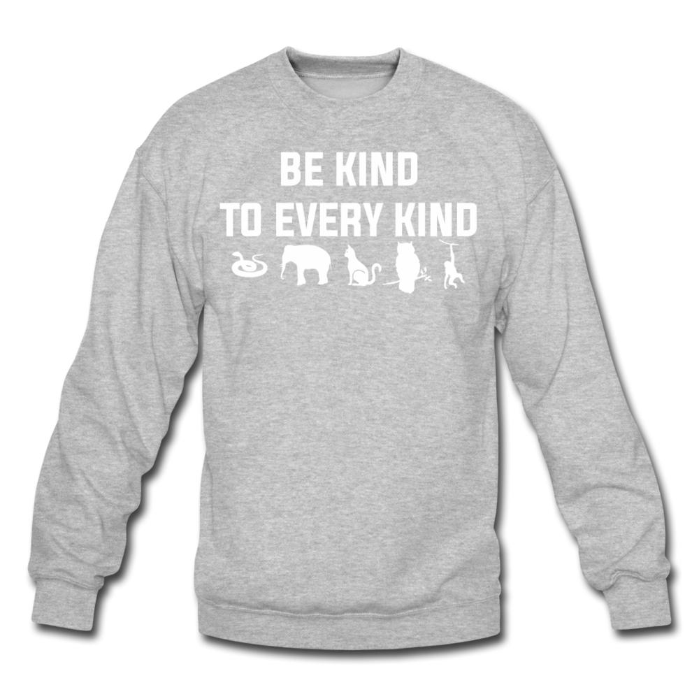 Be kind to every kind Crewneck Sweatshirt-Unisex Crewneck Sweatshirt | Gildan 18000-I love Veterinary