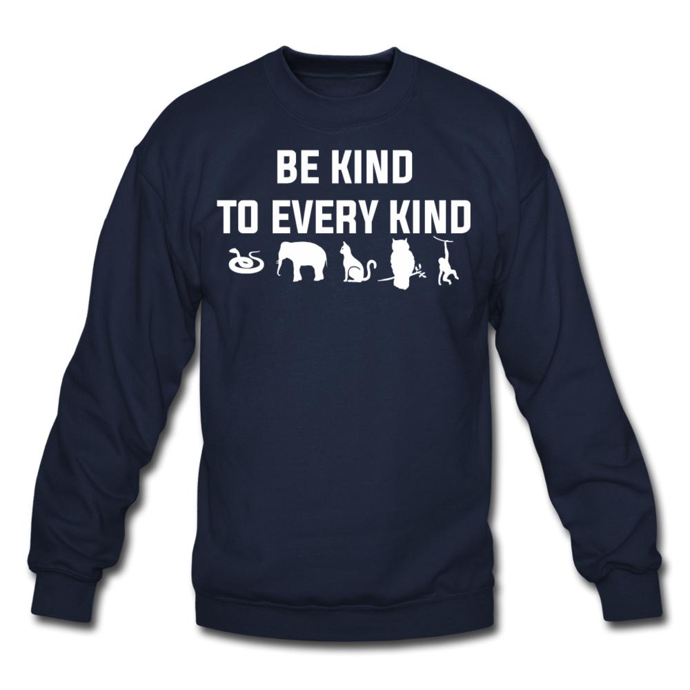 Be kind to every kind Crewneck Sweatshirt-Unisex Crewneck Sweatshirt | Gildan 18000-I love Veterinary