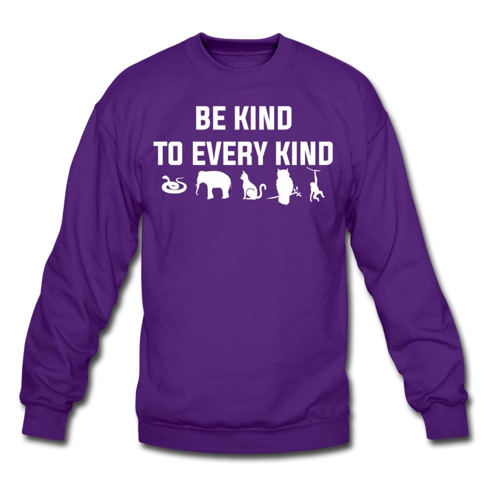 Be kind to every kind Crewneck Sweatshirt-Unisex Crewneck Sweatshirt | Gildan 18000-I love Veterinary