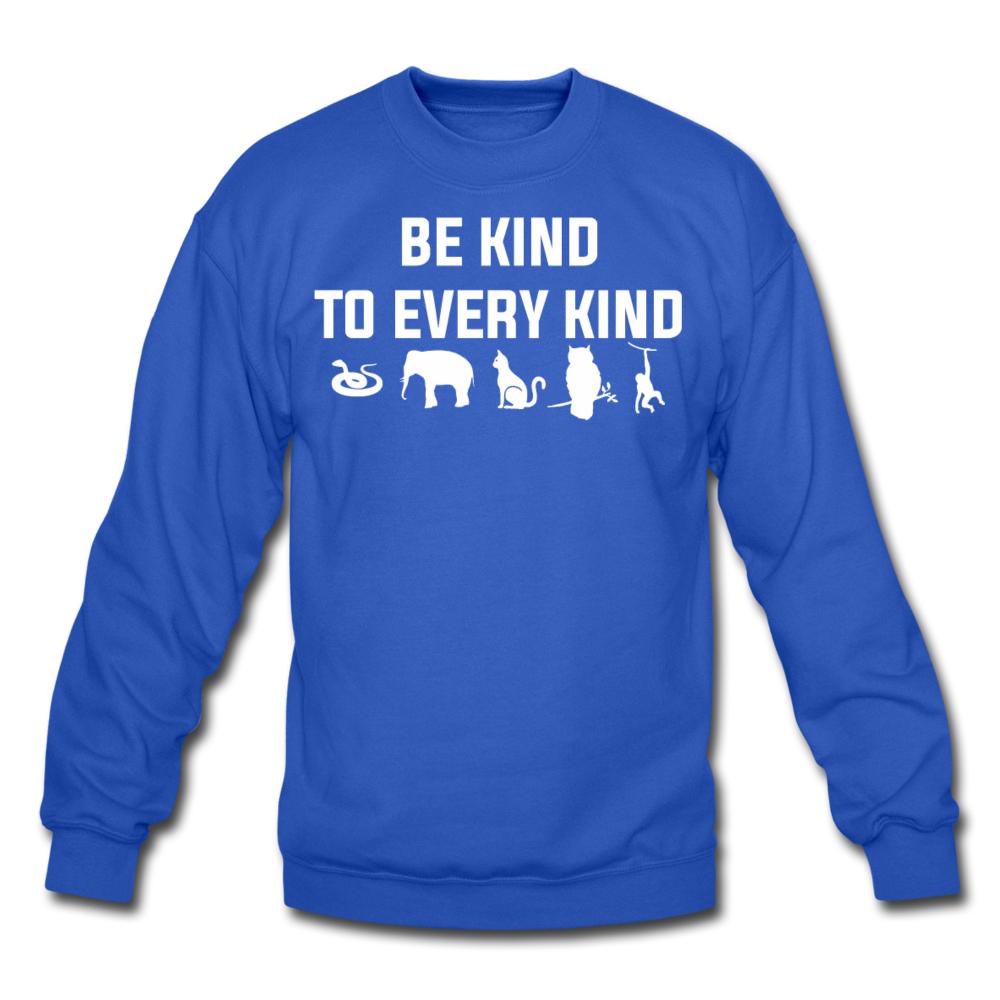 Be kind to every kind Crewneck Sweatshirt-Unisex Crewneck Sweatshirt | Gildan 18000-I love Veterinary