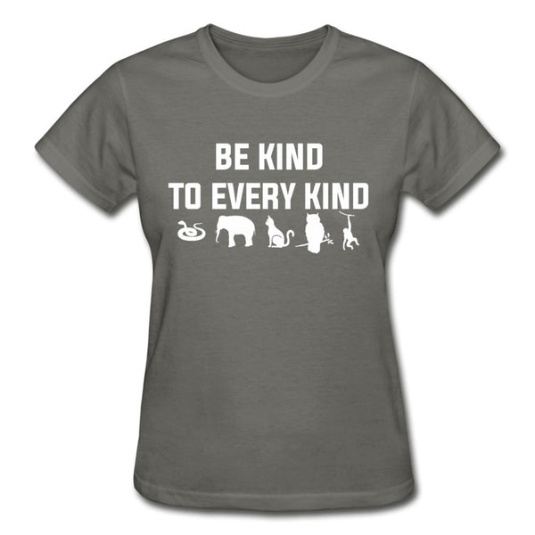 Be kind to every kind Gildan Ultra Cotton Ladies T-Shirt-Ultra Cotton Ladies T-Shirt | Gildan G200L-I love Veterinary